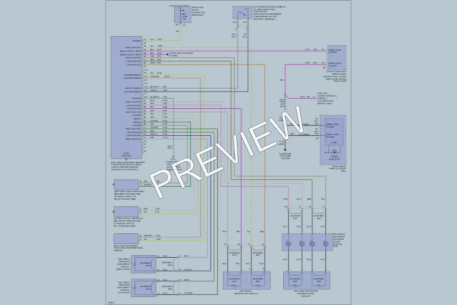2001 Oldsmobile Aurora Supplemental Restraints wiring diagram preview