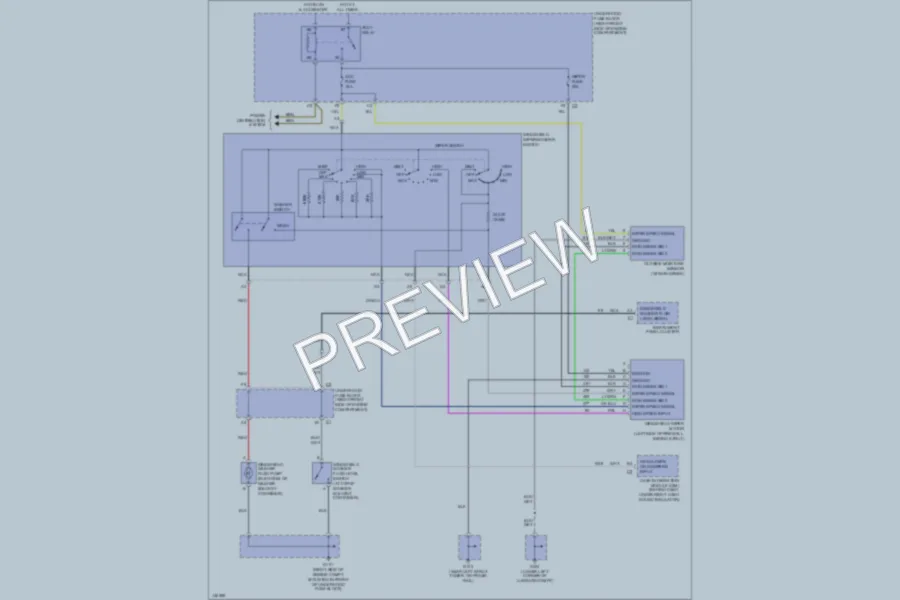 2001 Oldsmobile Aurora Wiper Washer wiring diagram preview