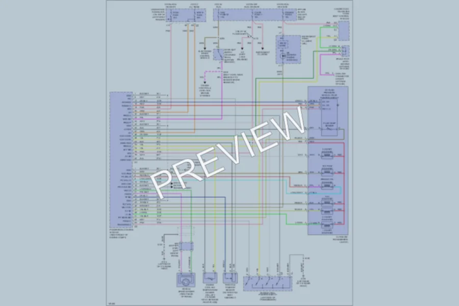 2001 Oldsmobile Bravada Transmission wiring diagram preview