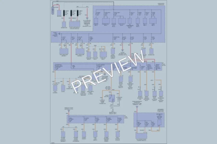 2001 Oldsmobile Intrigue Power Distribution wiring diagram preview