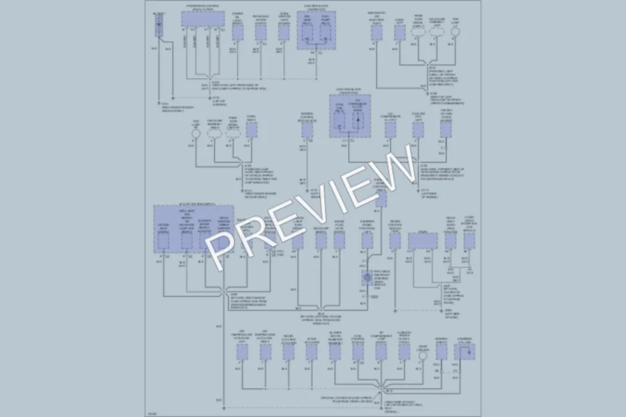 2001 Oldsmobile Silhouette Ground Distribution wiring diagram preview