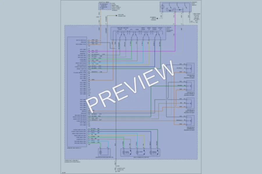 2001 Oldsmobile Silhouette Memory Systems wiring diagram preview