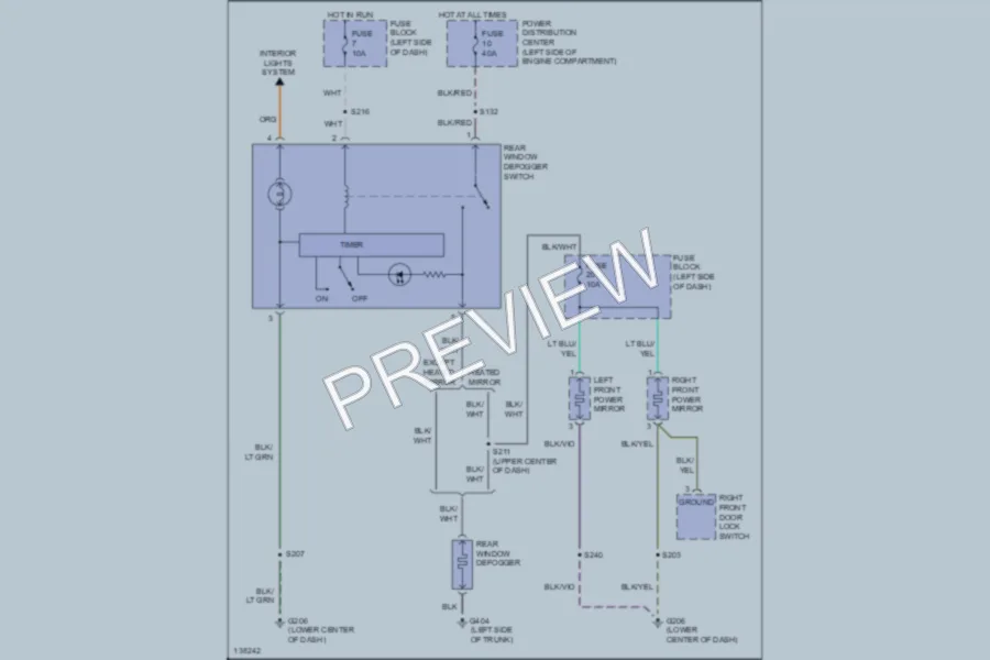 2001 Plymouth Neon Defoggers Wiring Diagrams protected preview