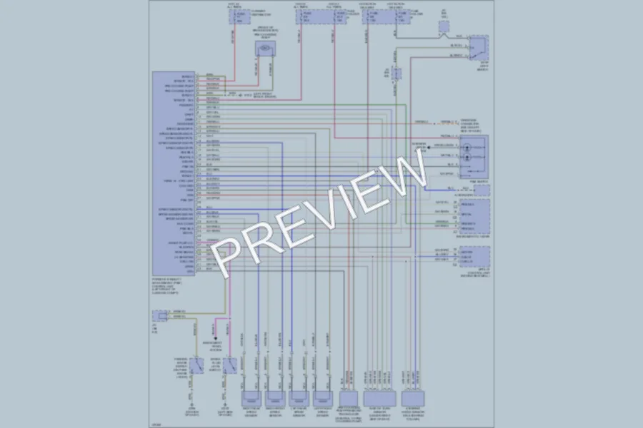 2001 Porsche 911 Anti Lock Brakes wiring diagram preview