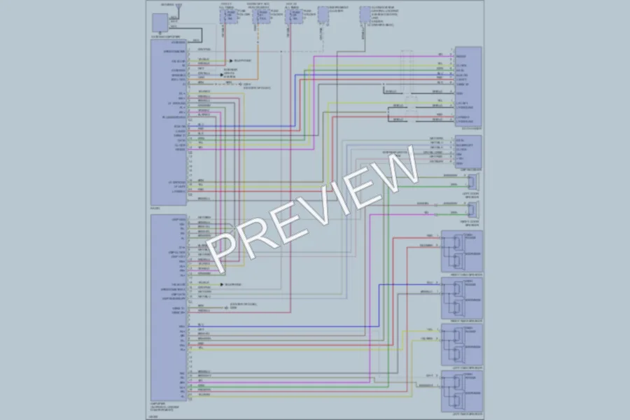 2001 Porsche 911 Radio wiring diagram preview