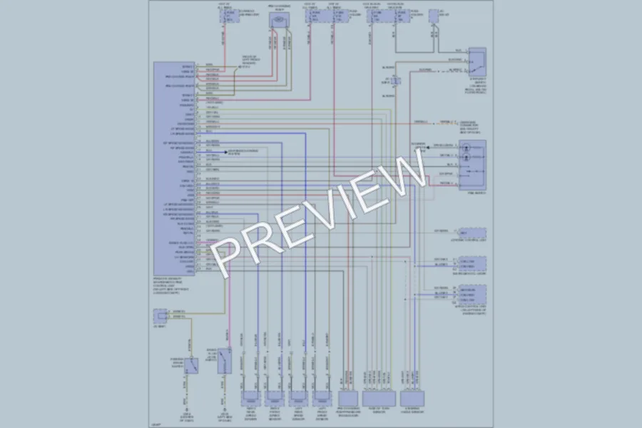 2001 Porsche Boxster Anti Lock Brakes wiring diagram preview