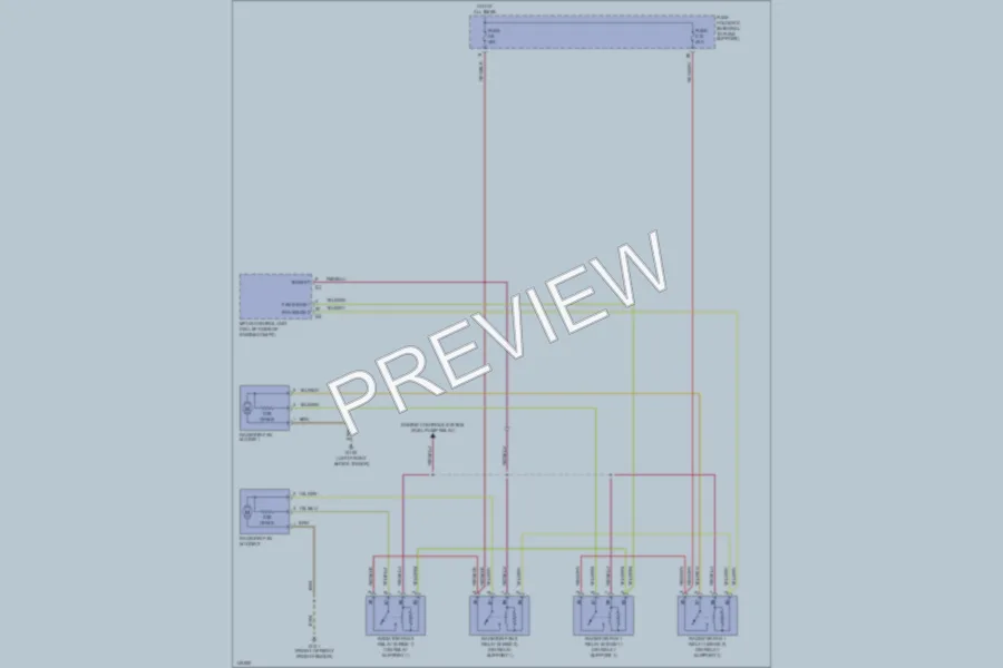 2001 Porsche Boxster Cooling Fan wiring diagram preview