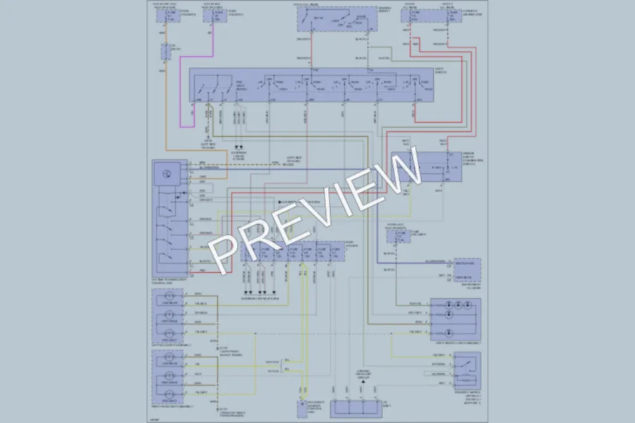 2001 Porsche Boxster Headlights wiring diagram preview