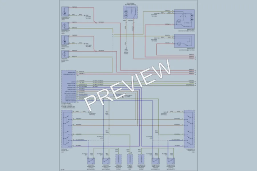2001 Porsche Boxster Interior Lights wiring diagram preview