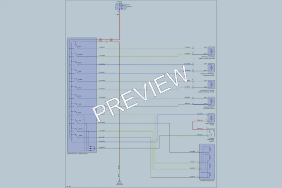 2001 Porsche Boxster Power Seats wiring diagram preview