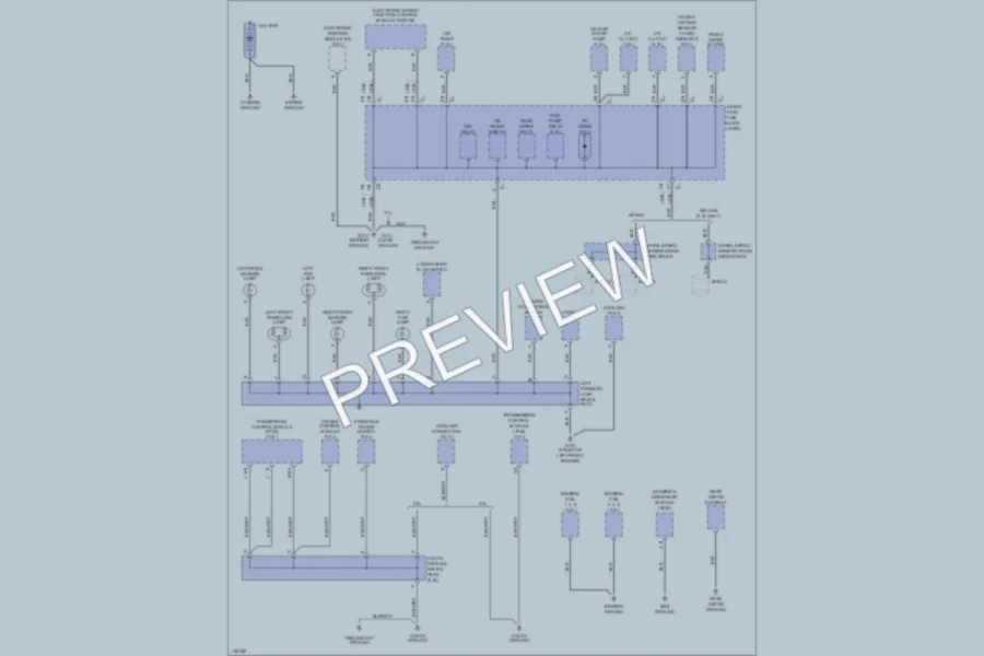 2001 Saturn L200 Ground Distribution wiring diagram preview