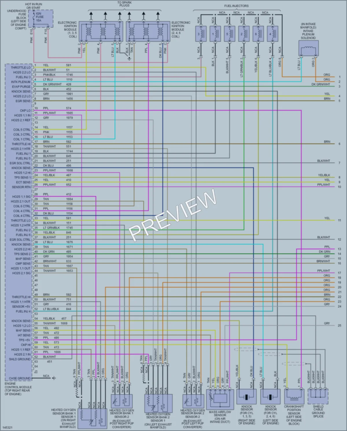 2001 Saturn L300 Engine Performance wiring diagram preview