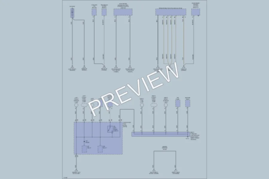 2001 Saturn SL1 Ground Distribution wiring diagram preview