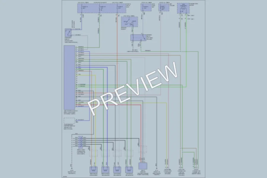 2001 Subaru Forester Anti Lock Brakes wiring diagram preview