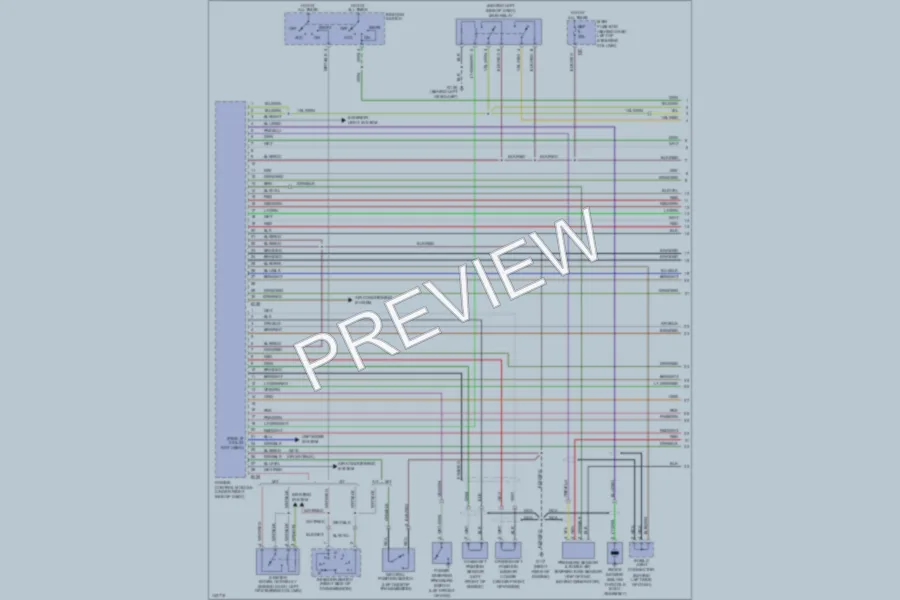 2001 Subaru Forester Engine Performance wiring diagram preview