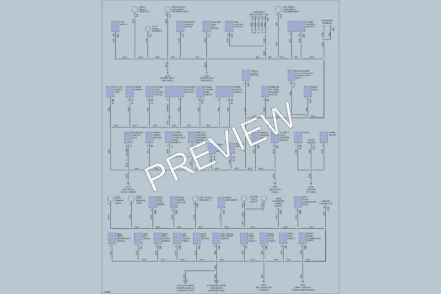 2001 Subaru Forester Ground Distribution wiring diagram preview