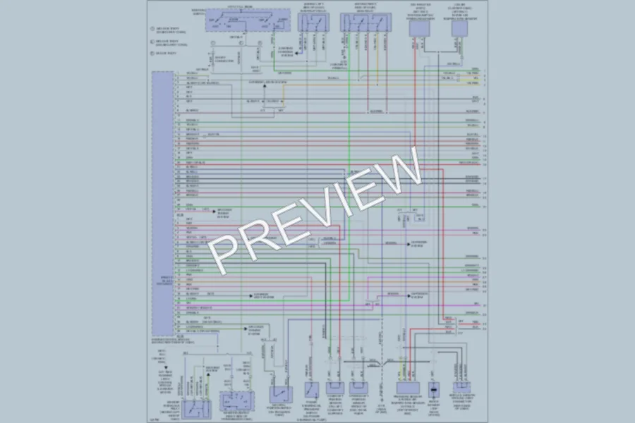 2001 Subaru Legacy Engine Performance wiring diagram preview