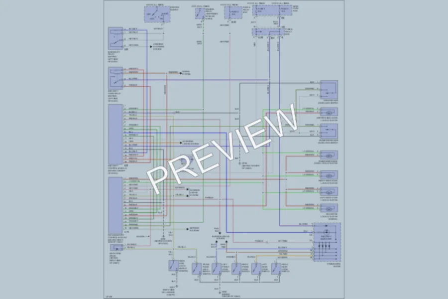 2001 Subaru Outback Power Door Locks wiring diagram preview