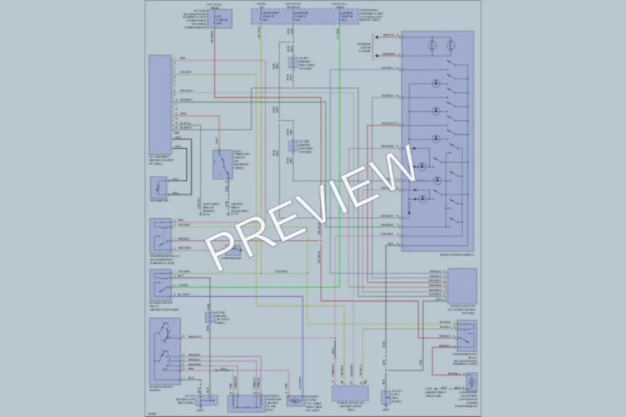 2001 Suzuki GrandVitara Air Conditioning wiring diagram preview