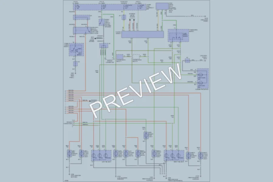 2001 Suzuki GrandVitara Exterior Lights wiring diagram preview
