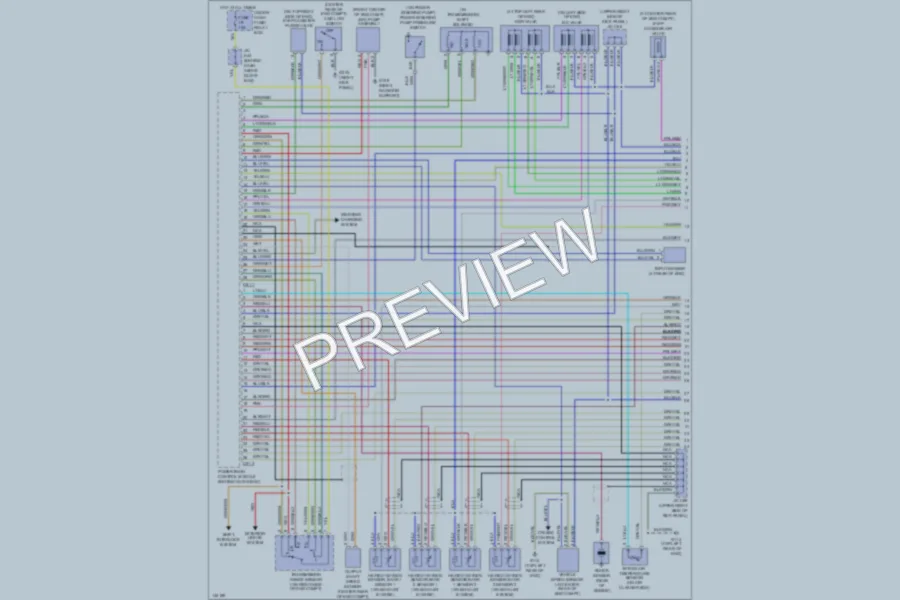 2001 Suzuki XL7 Engine Performance wiring diagram preview