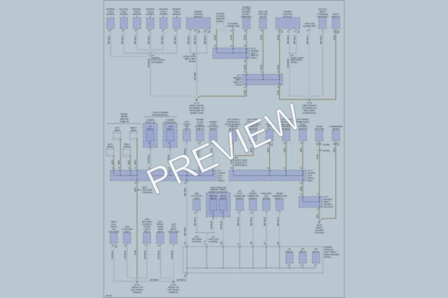 2001 Toyota Avalon Ground Distribution wiring diagram preview