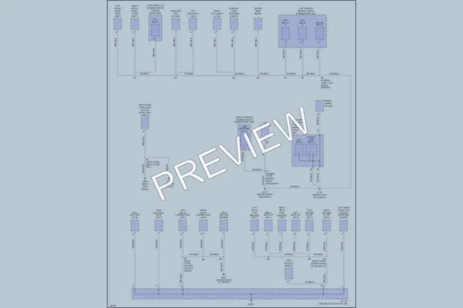 2001 Toyota Camry Ground Distribution wiring diagram preview
