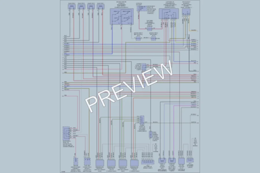 2001 Toyota Celica Engine Performance wiring diagram preview