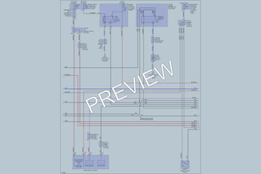 2001 Toyota Corolla Engine Performance wiring diagram preview