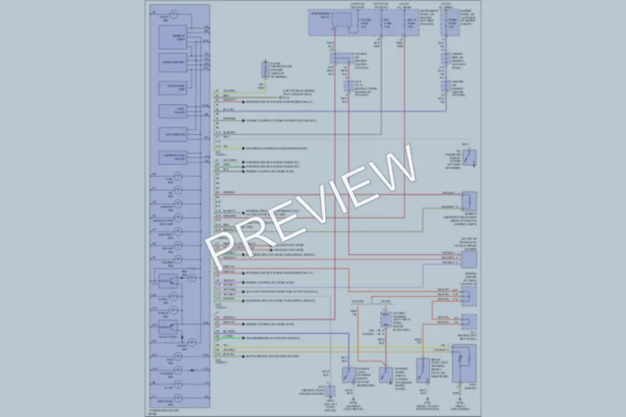 2001 Toyota Corolla Instrument Cluster wiring diagram preview