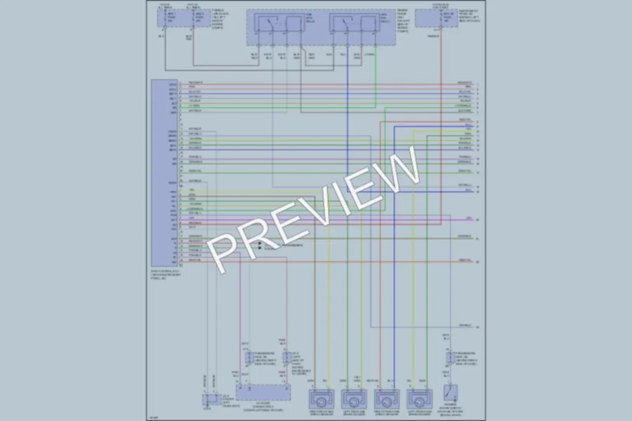 2001 Toyota Highlander Anti Lock Brakes wiring diagram preview