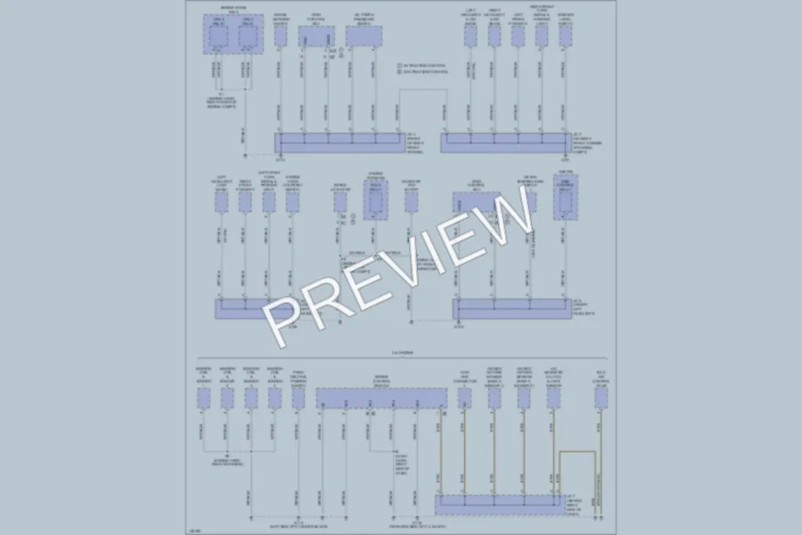 2001 Toyota Highlander Ground Distribution wiring diagram preview