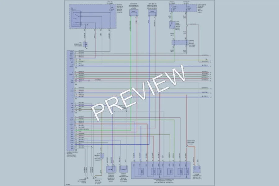 2001 Toyota Highlander Transmission wiring diagram preview