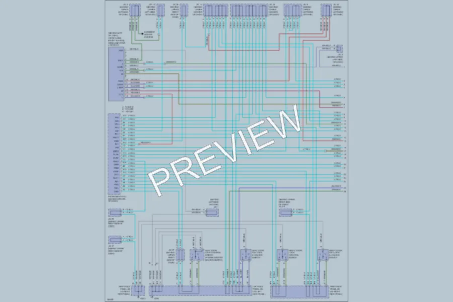 2001 Toyota LandCruiser Anti Theft wiring diagram preview