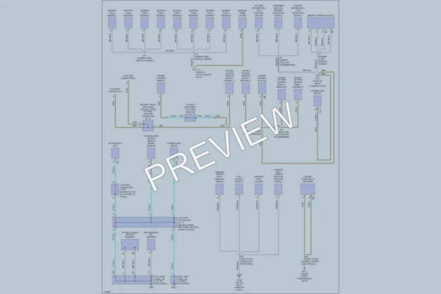 2001 Toyota LandCruiser Ground Distribution wiring diagram preview