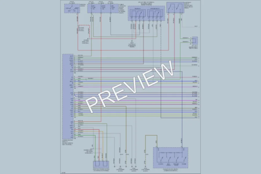 2001 Toyota MR2Spyder Cruise Control wiring diagram preview