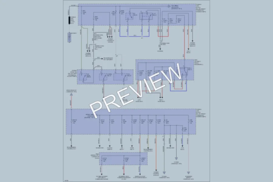 2001 Toyota MR2Spyder Power Distribution wiring diagram preview