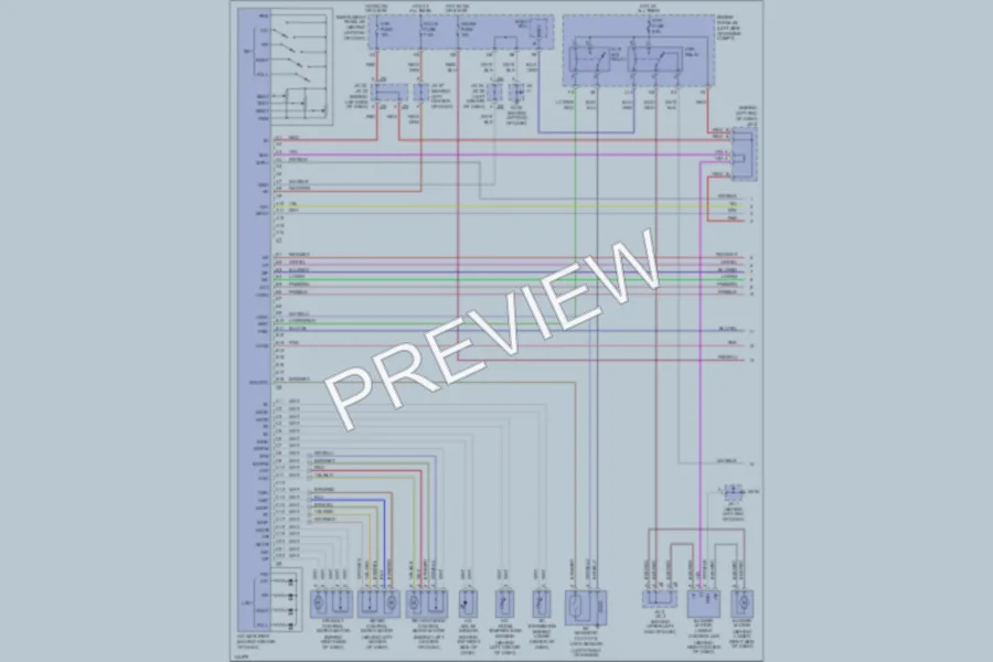 2001 Toyota Prius Air Conditioning wiring diagram preview