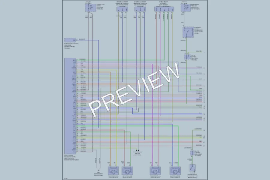 2001 Toyota Sequoia Anti Lock Brakes wiring diagram preview