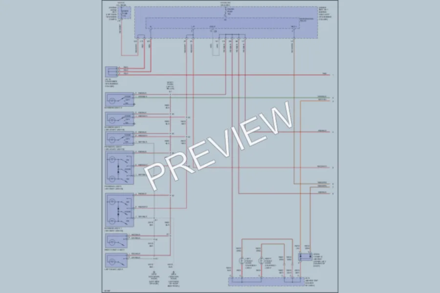 2001 Toyota Sienna Interior Lights wiring diagram preview