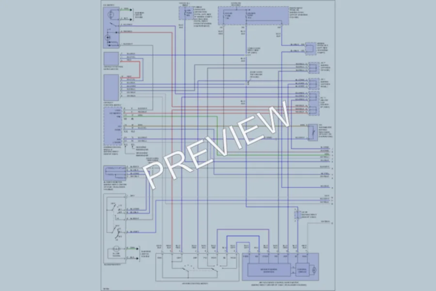 2001 Toyota Solara Air Conditioning wiring diagram preview
