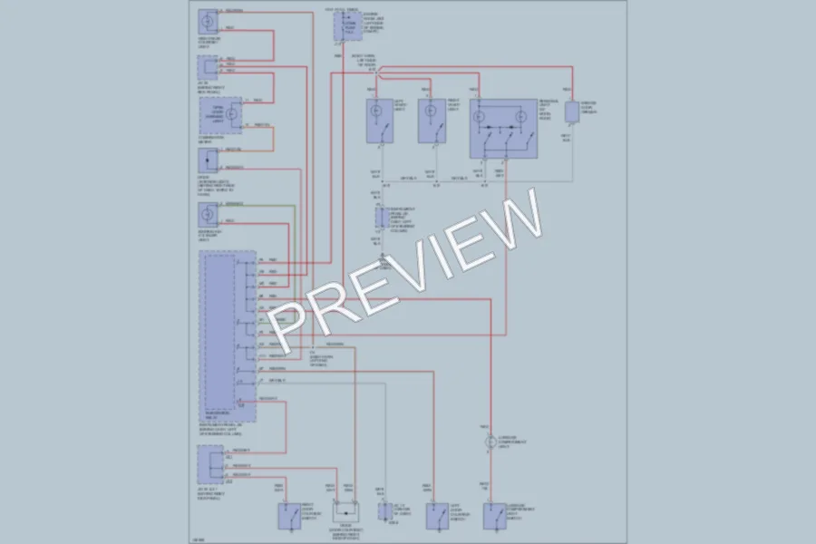 2001 Toyota Solara Interior Lights wiring diagram preview