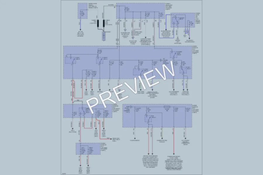 2001 Toyota Solara Power Distribution wiring diagram preview