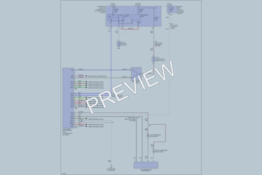 2001 Toyota Solara Power Top Sunroof wiring diagram preview
