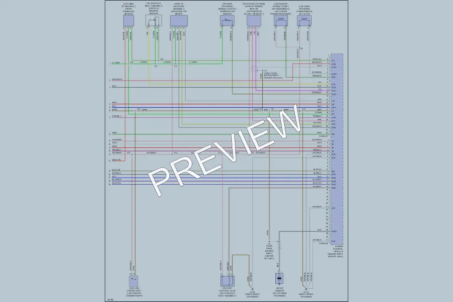 2001 Toyota Tacoma Engine Performance wiring diagram preview