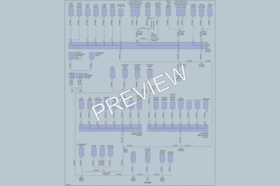 2001 Toyota Tacoma Ground Distribution wiring diagram preview