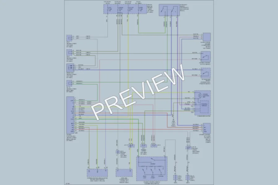 2001 Toyota Tundra Cruise Control wiring diagram preview