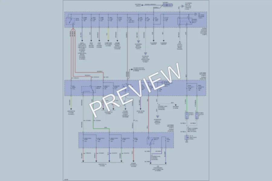 2001 Toyota Tundra Power Distribution wiring diagram preview