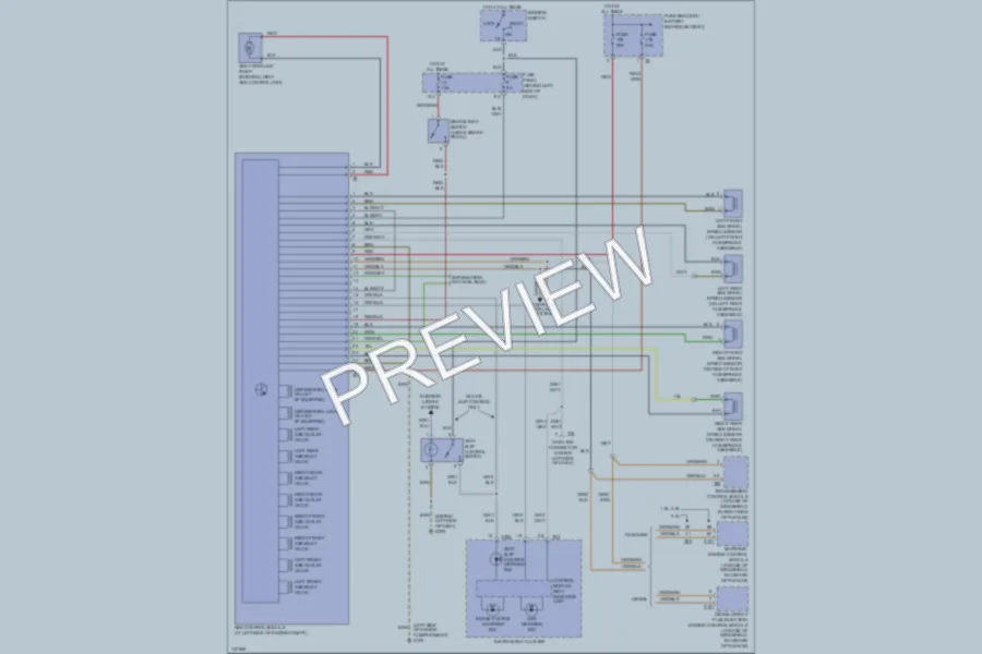 2001 Volkswagen Jetta Anti Lock Brakes wiring diagram preview