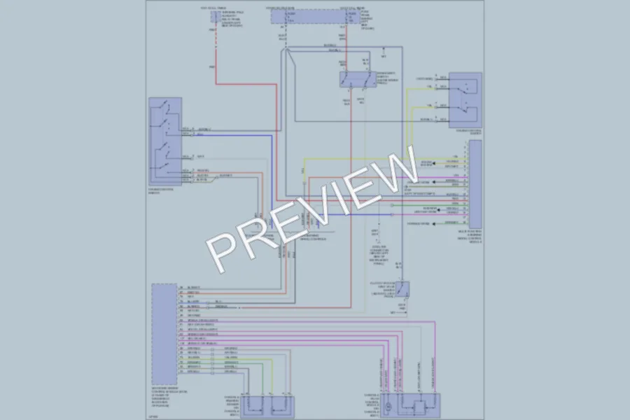 2001 Volkswagen Jetta Cruise Control wiring diagram preview